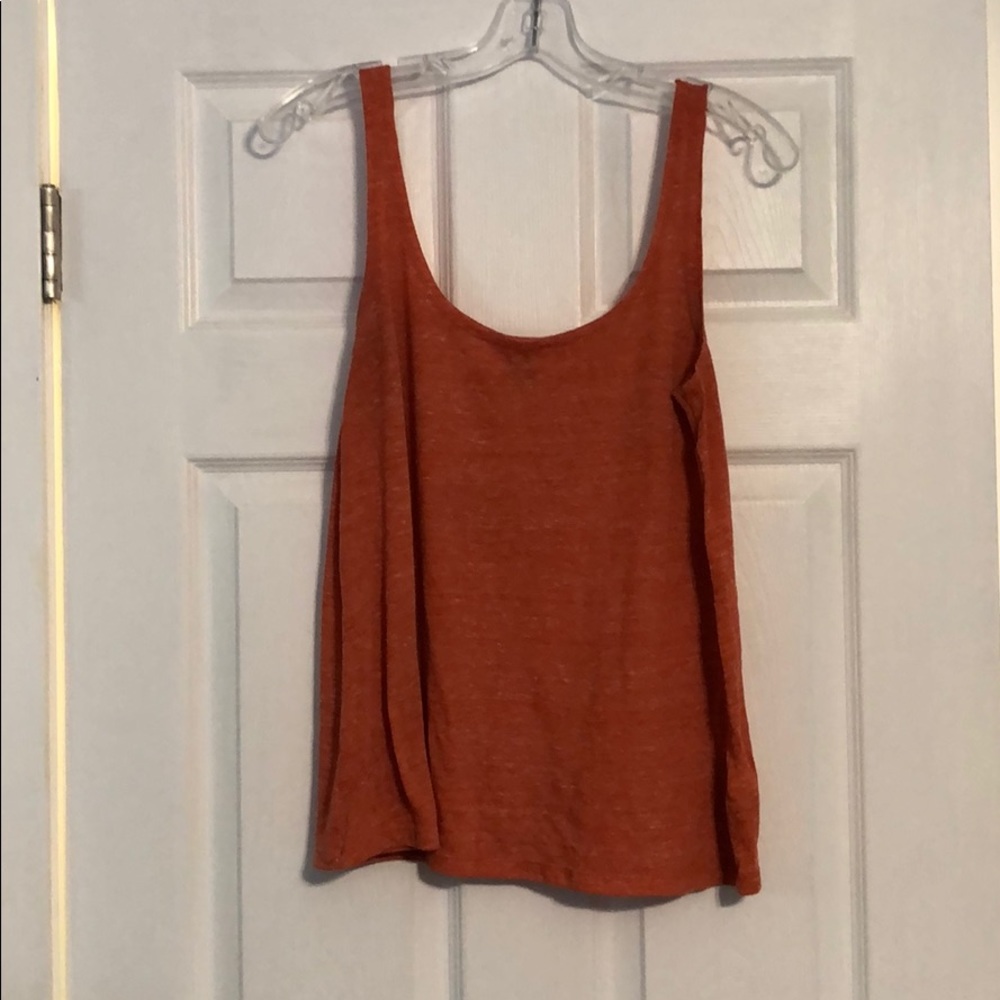 Orange tank top